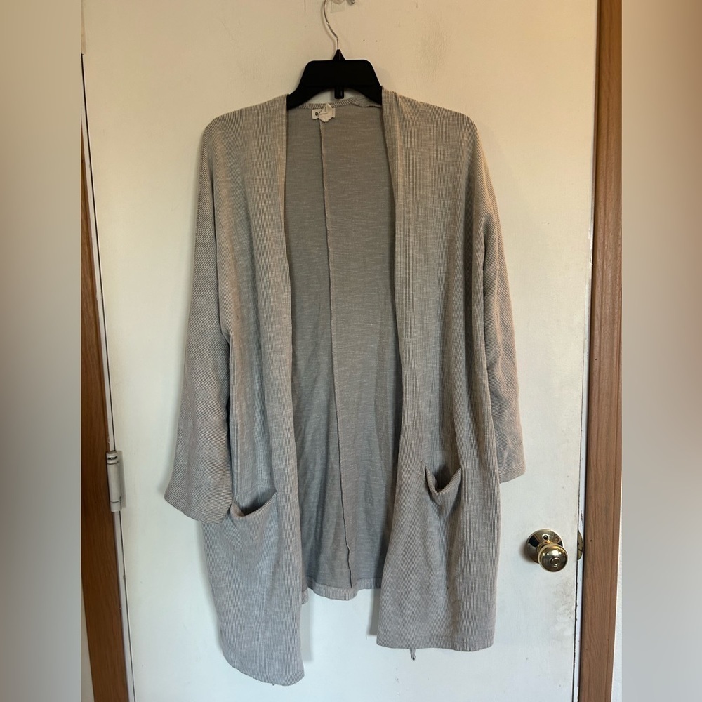 Anthropologie Donni Ribbed Knit Open
Front Cardigan One Size